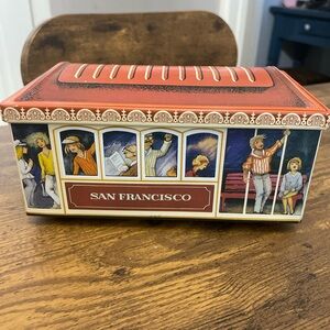 Vintage San Francisco Cable Car Collector Tin